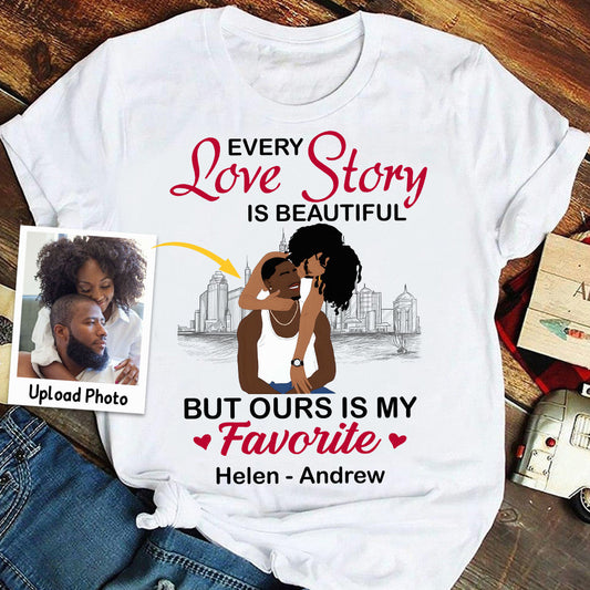 Our Story Is My Favorite - Personalized African American T-shirt And Hoodie