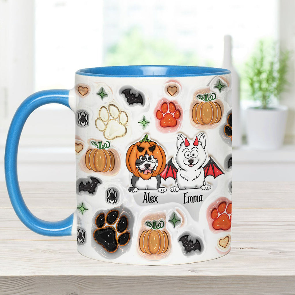 Spooky Dog Mama - Personalized Dog Accent Mug