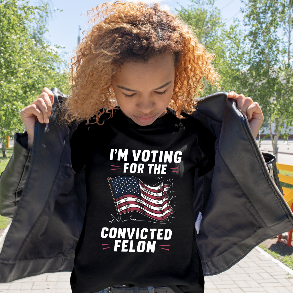 Trump Convicted Felon T-Shirt, 2024 Trump Shirt Republican T Shirt, Voting Shirt, MAGA 2024 Tee, Donald Trump Election Shirt