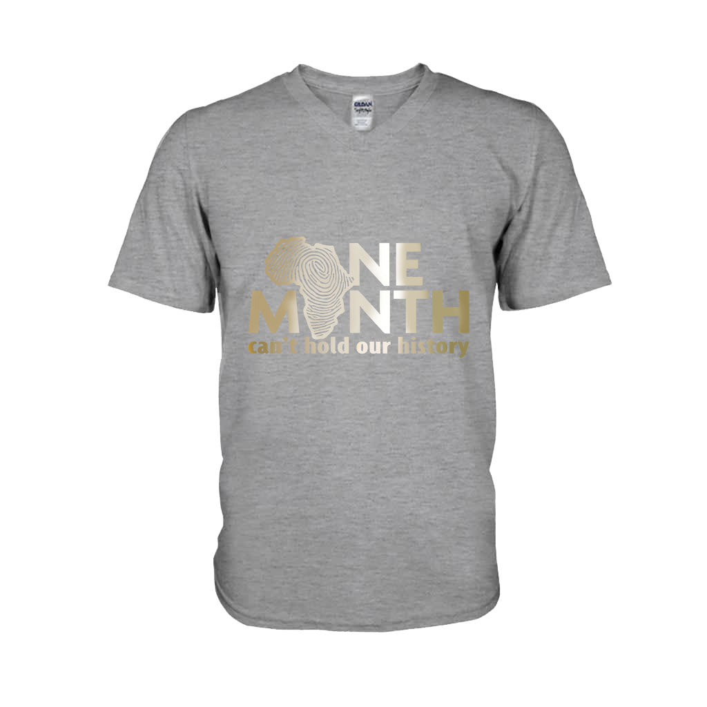 One Month Can't Hold Our History - African American T-shirt And Hoodie