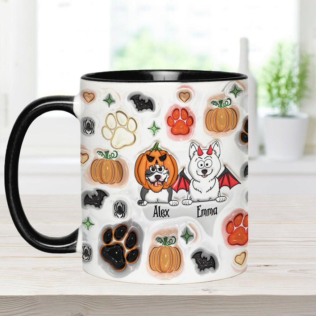 Spooky Dog Mama - Personalized Dog Accent Mug