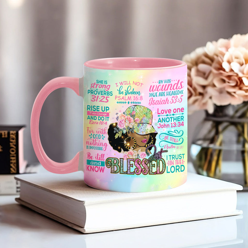 Proud Black Woman - Personalized African American Accent Mug