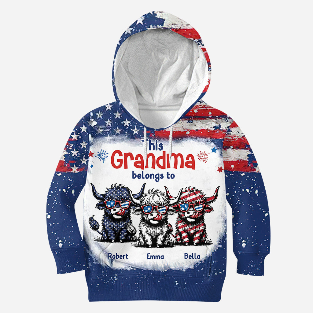 This Grandma Belongs To These Cuties - Personalized All Over Shirt