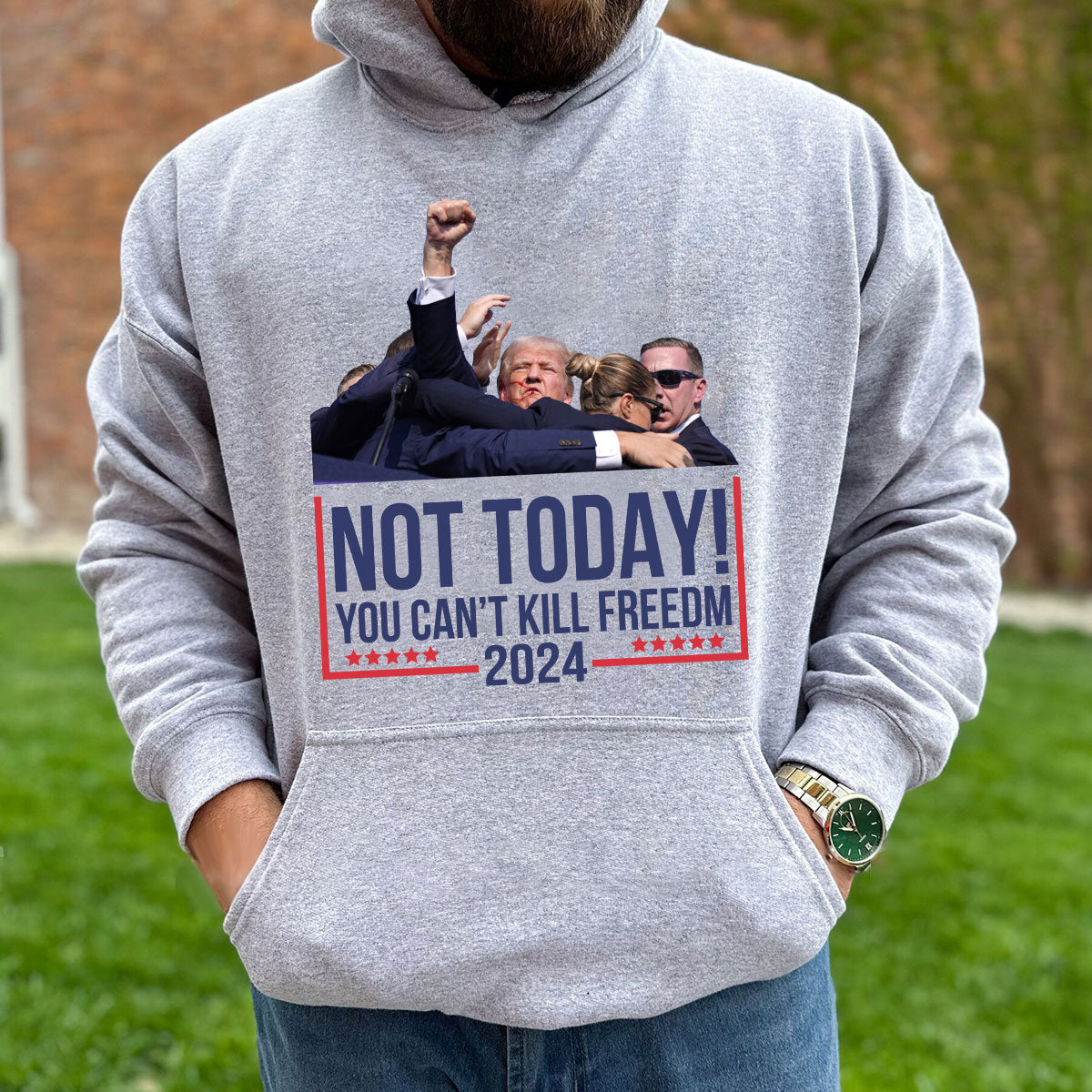 Not Today T-shirt, Never Surrender Shirt, Fight For America T-shirt, Retro Rally Shirt, Fight Fight Fight Shirt