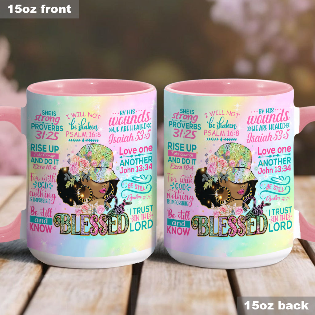Proud Black Woman - Personalized African American Accent Mug