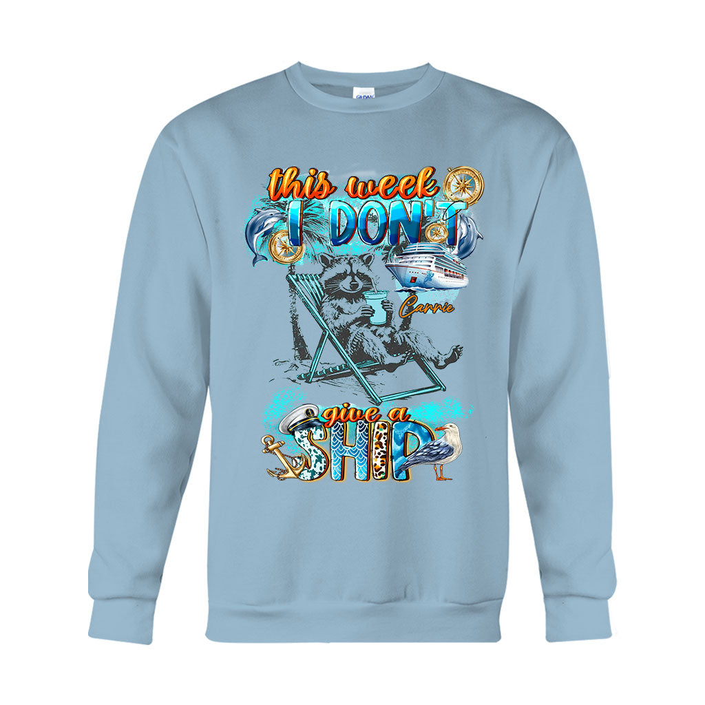 This Week I Don't Give A Ship Feral Girl Summer - Personalized Cruising T-shirt And Hoodie