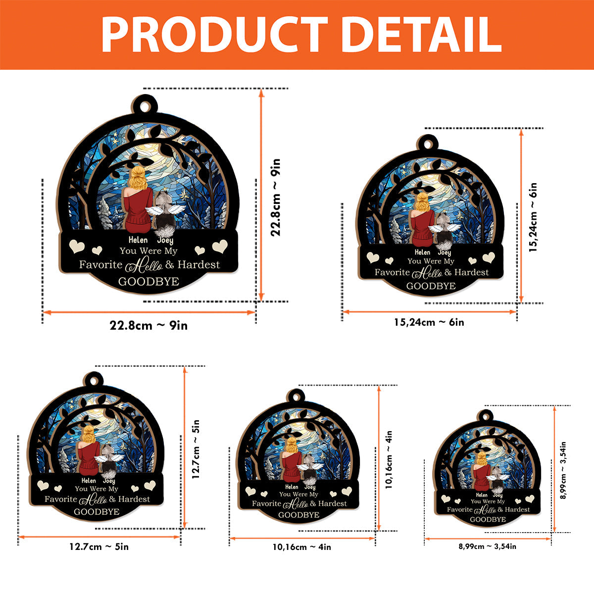You Are My Favorite Hello - Personalized Dog 2 Layered Window Hanging Suncatcher