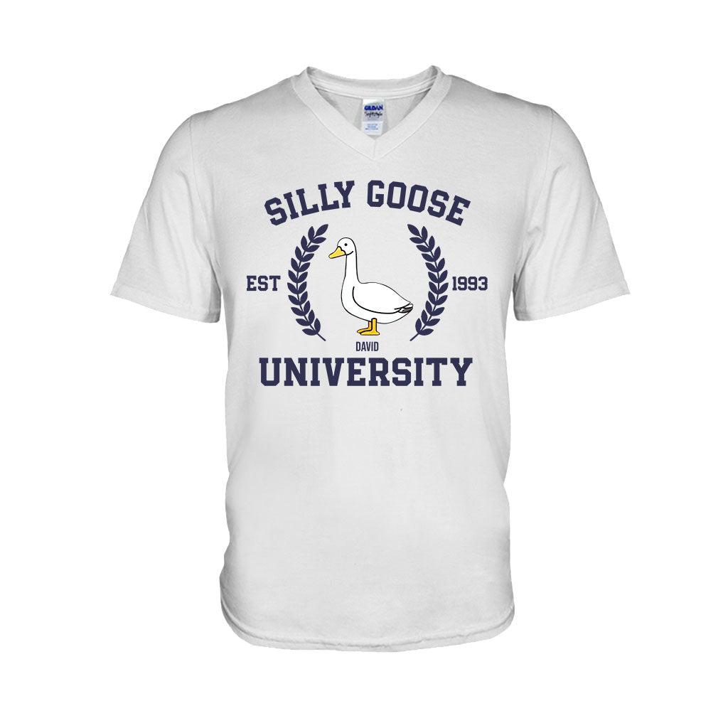 Silly Goose University - Personalized Sarcasm T-shirt And Hoodie