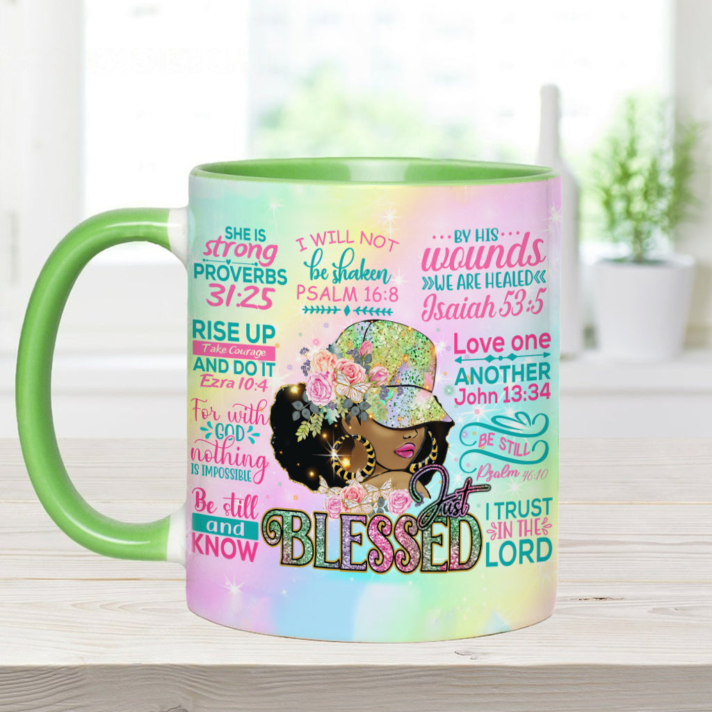 Proud Black Woman - Personalized African American Accent Mug