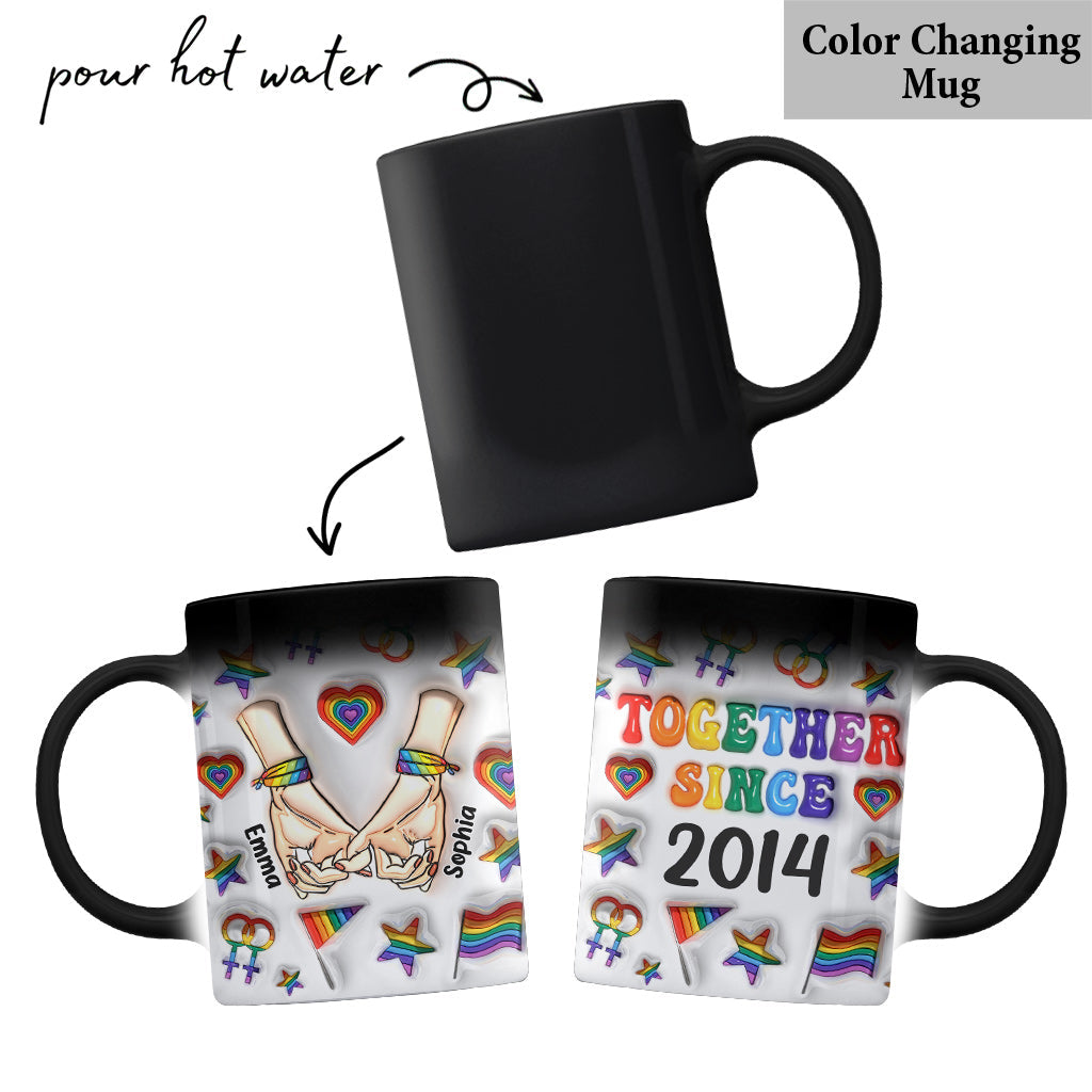 Together Since - Personalized LGBT Support Mug