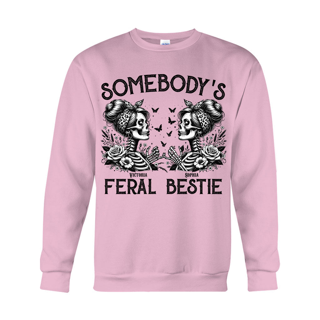 Spooky Besties Forever - Personalized Bestie T-shirt And Hoodie