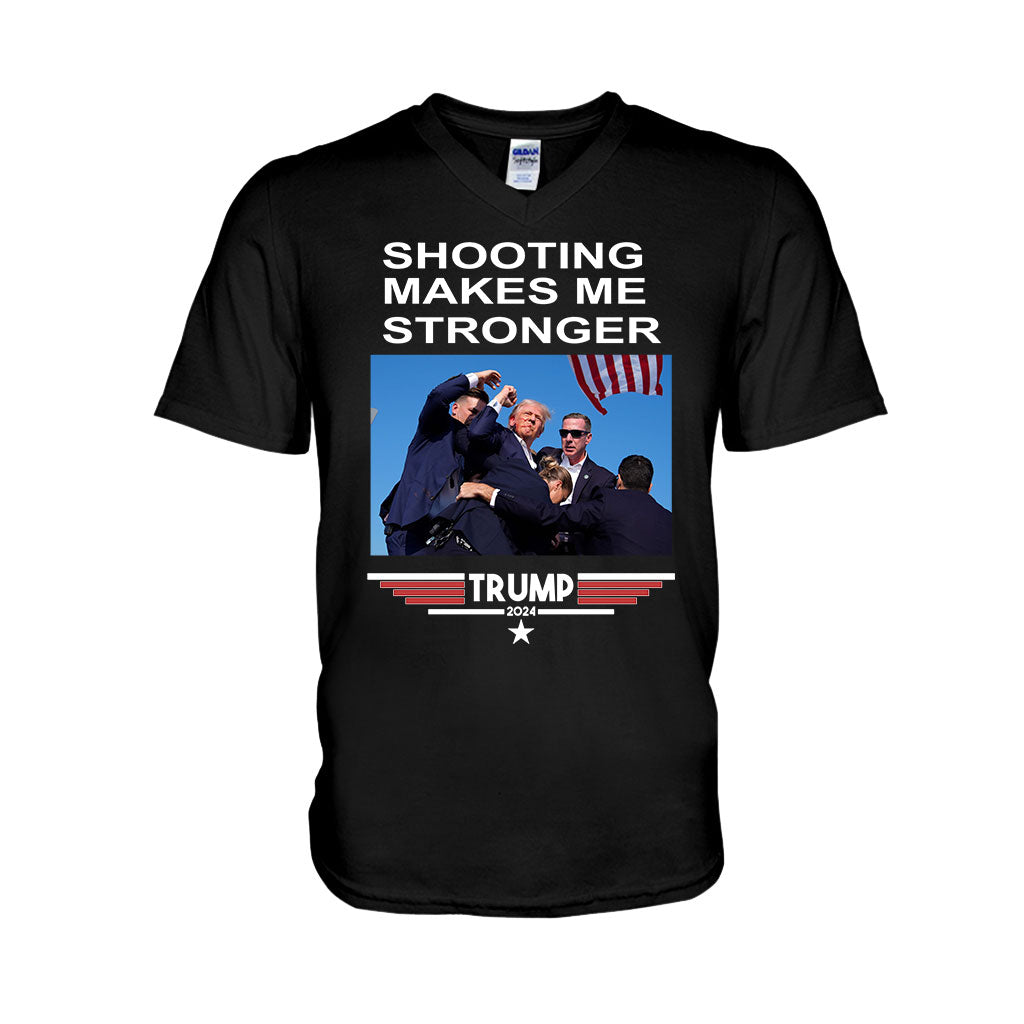 Sh00ting Make Me Stronger 2024 President Election Shirt