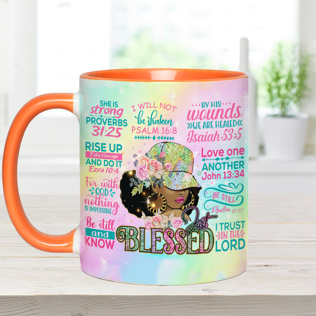 Proud Black Woman - Personalized African American Accent Mug