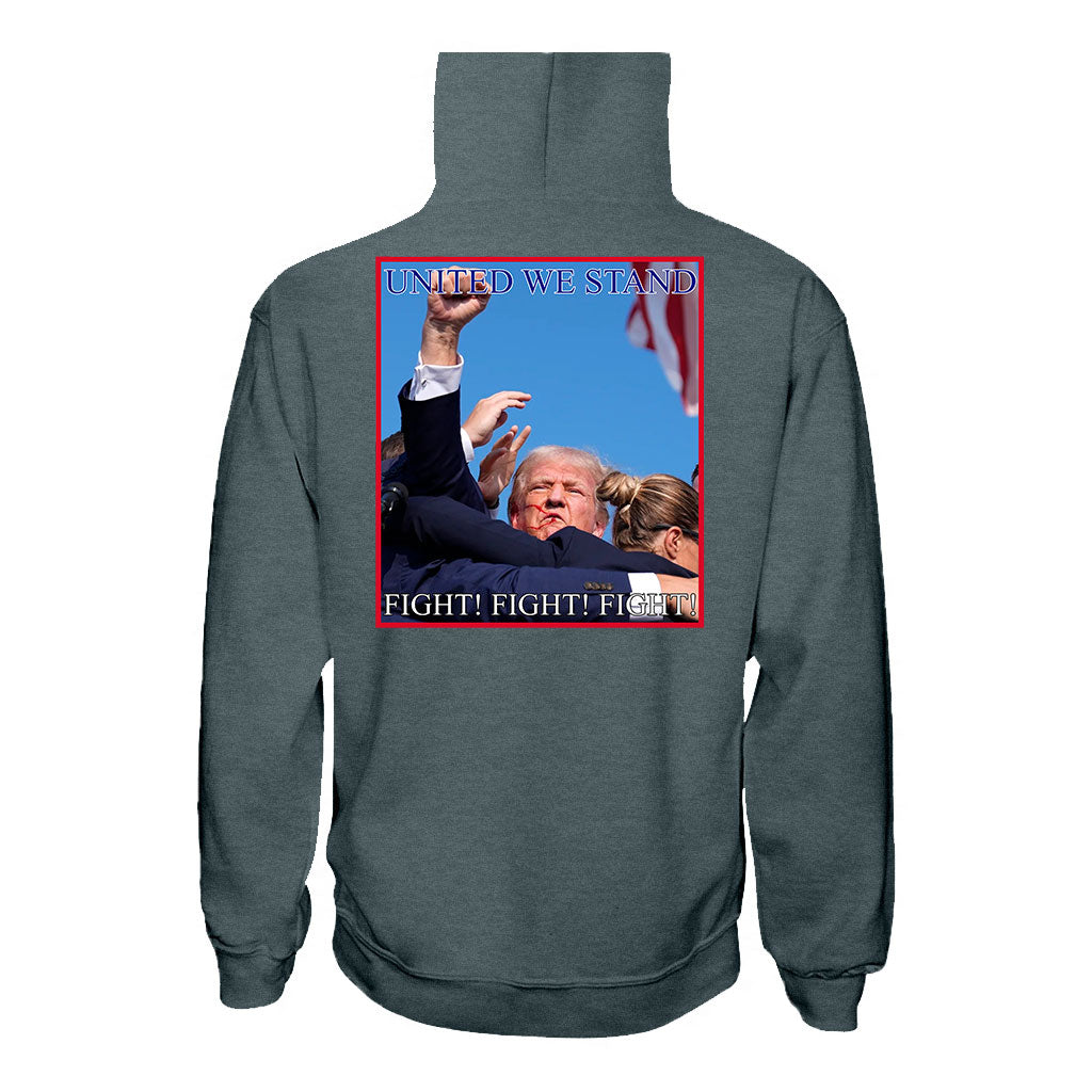 United We Stand Shirt, Never Surrender Shirt, Fight For America T-shirt, 2024 Rally Shirt, Fight Fight Fight Shirt