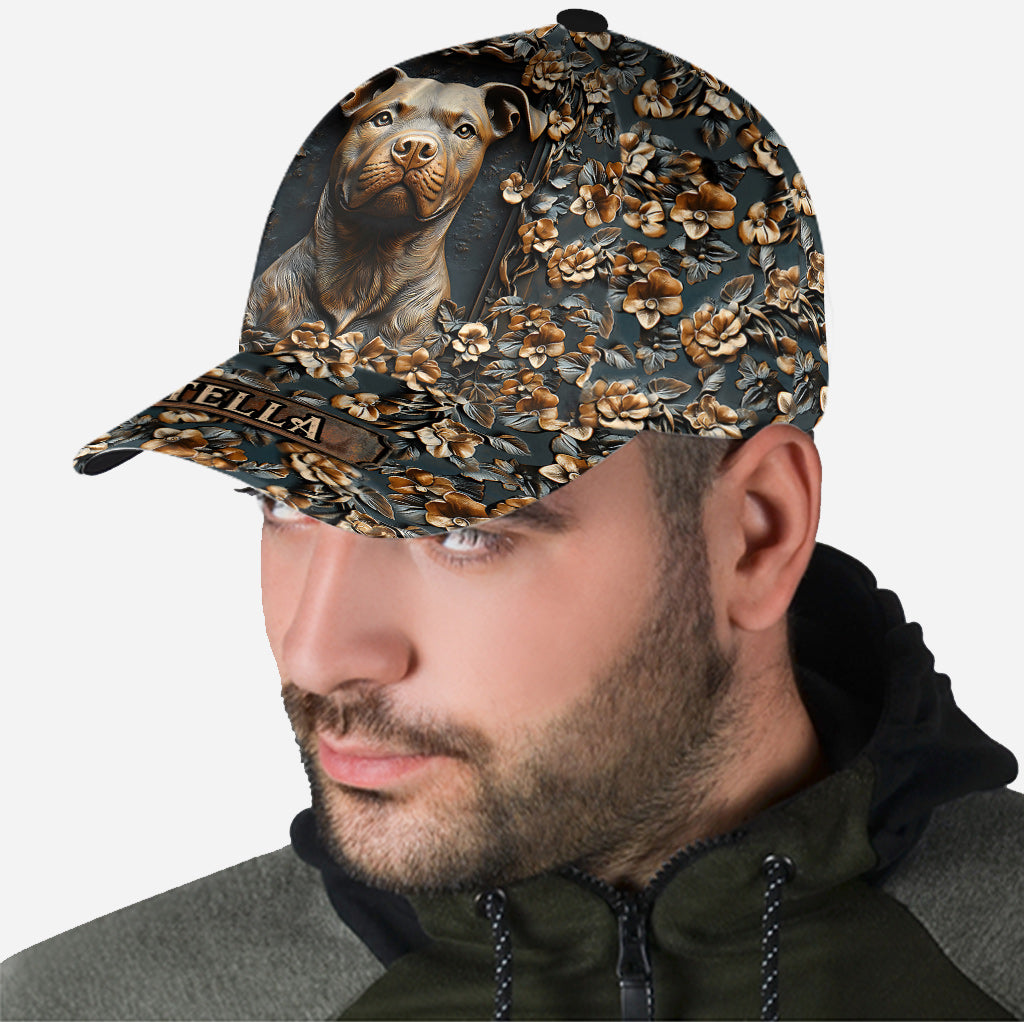 Strong Pitbull - Personalized Dog Classic Cap
