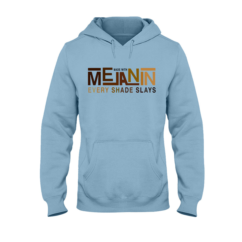 Made With Melanin - African American T-shirt And Hoodie