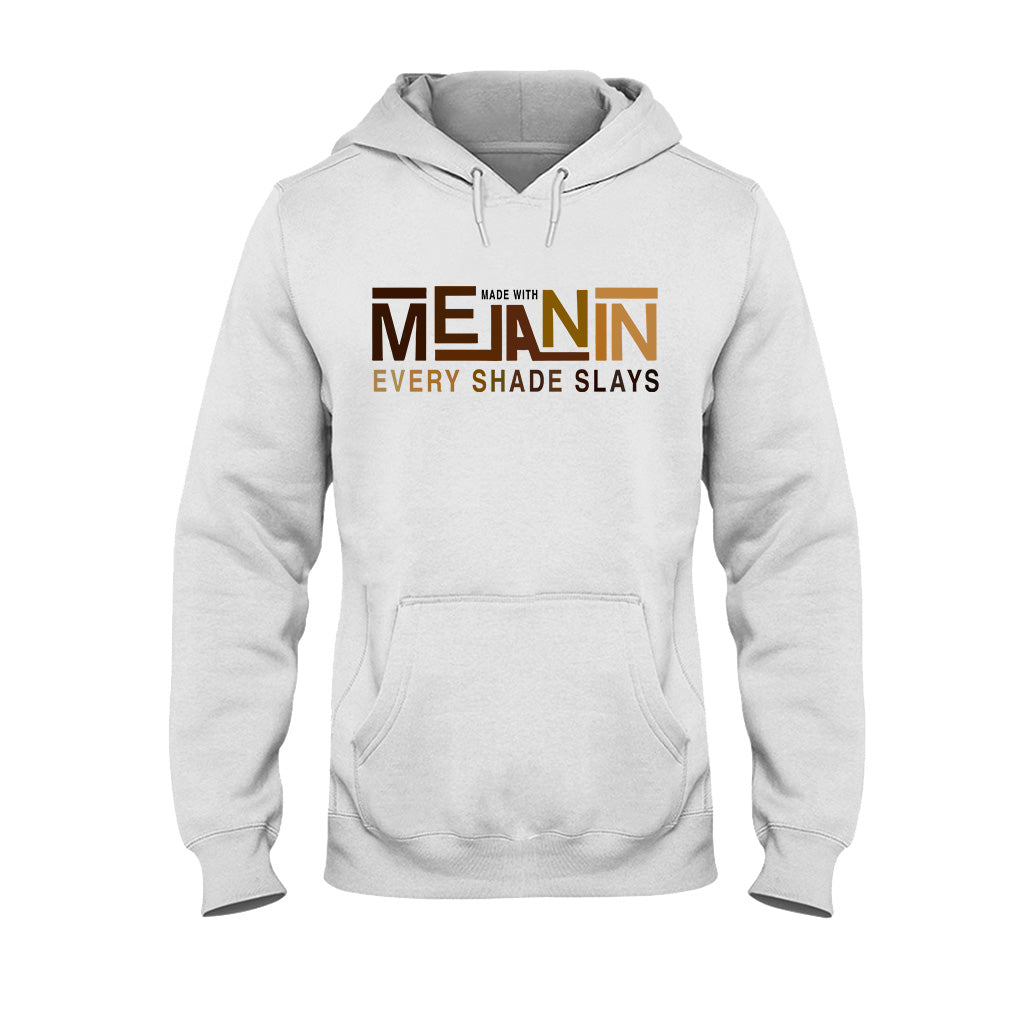 Made With Melanin - African American T-shirt And Hoodie