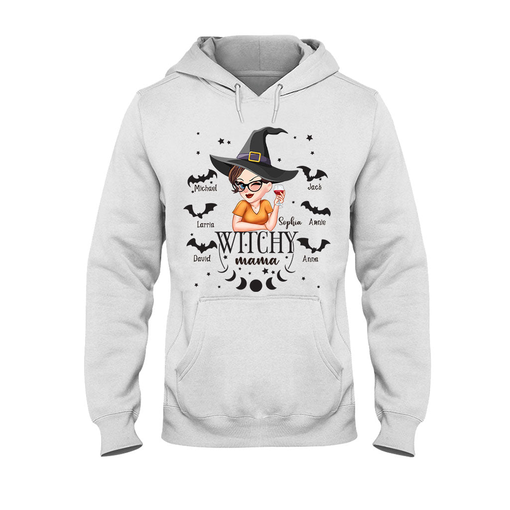 Witchy Mama Grandma - Personalized Witch T-shirt And Hoodie
