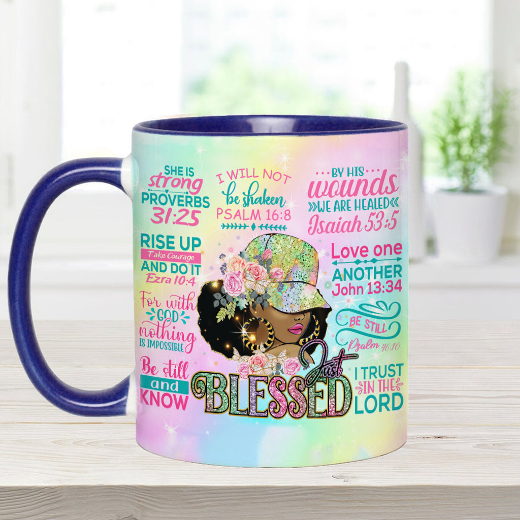 Proud Black Woman - Personalized African American Accent Mug