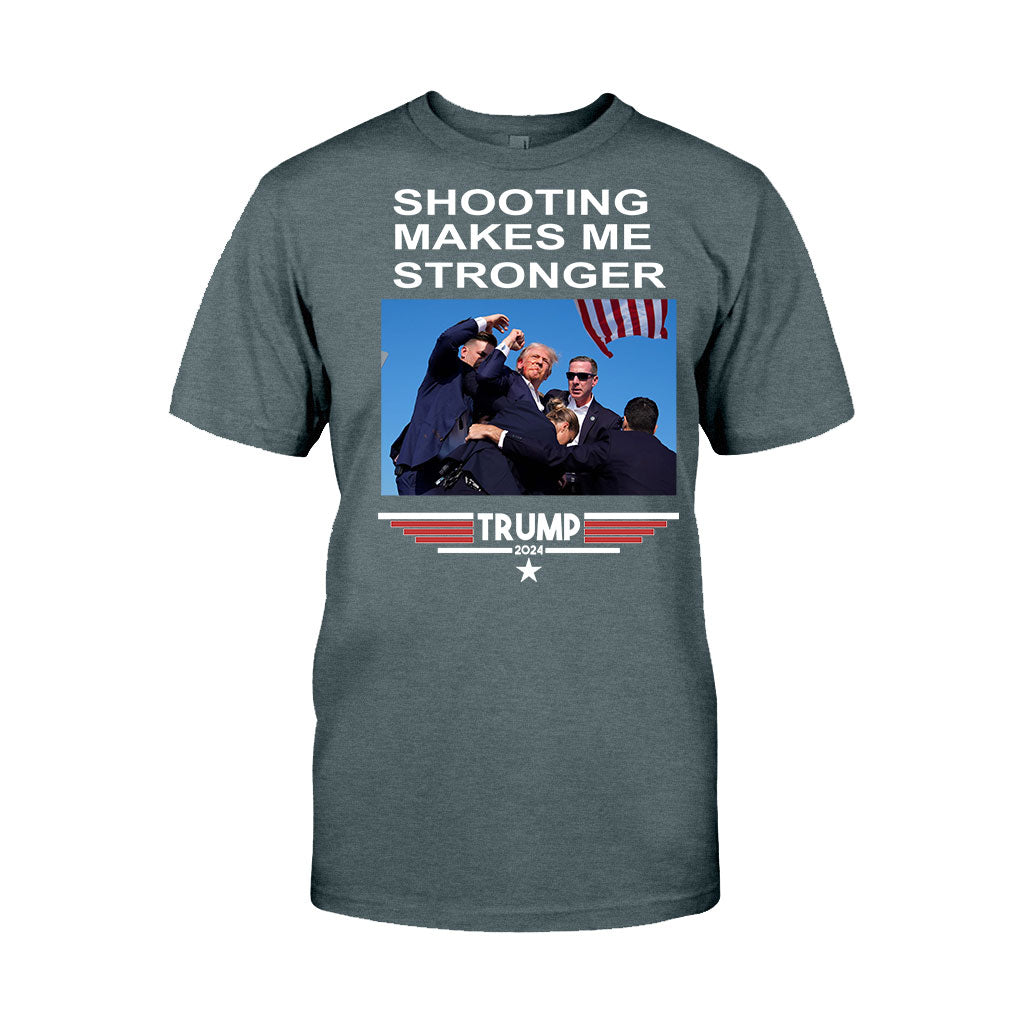 Sh00ting Make Me Stronger 2024 President Election Shirt