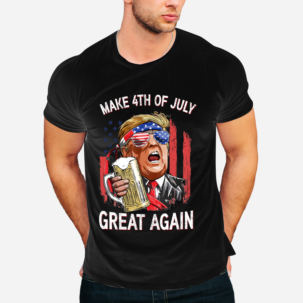 Make 4th of July America Great Again Tshirt Hoodie