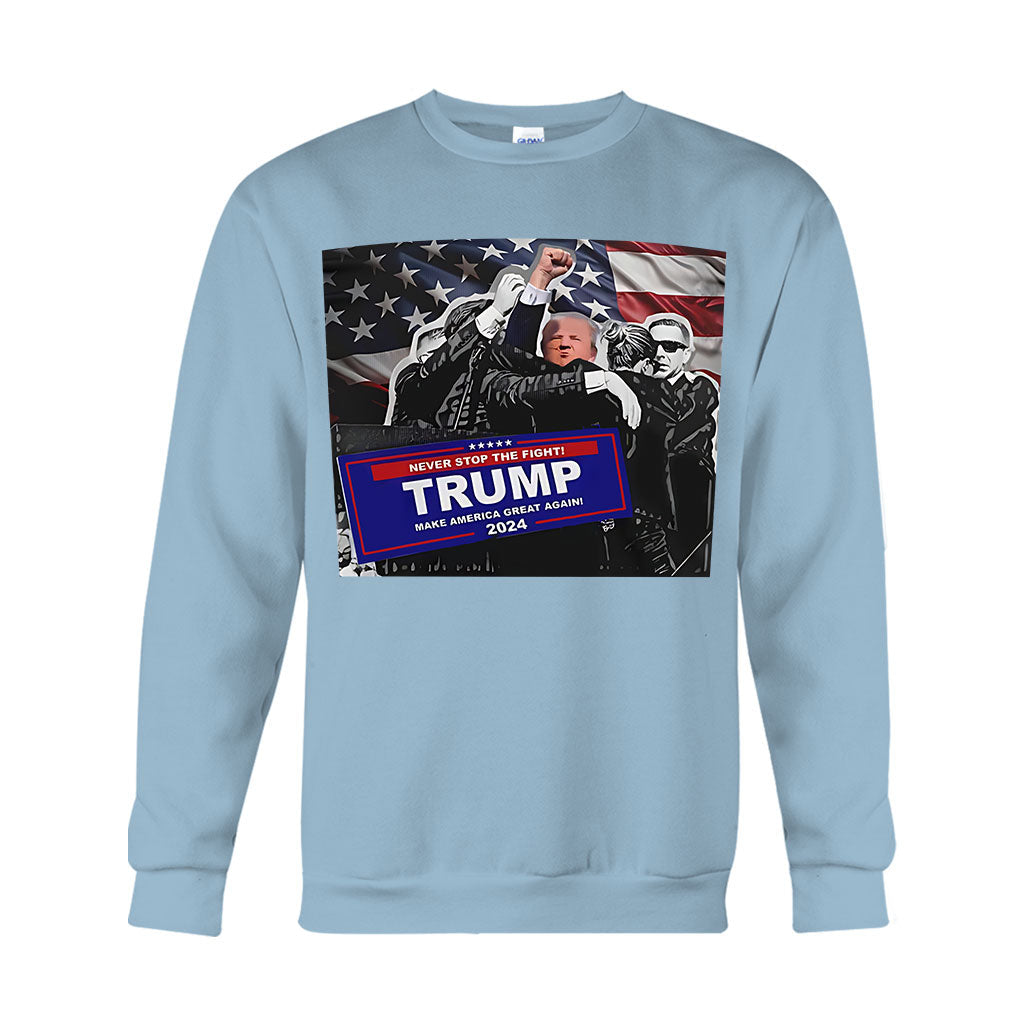 United We Stand Shirt, Never Surrender Shirt, Fight For America T-shirt, 2024 Rally Shirt, Fight Fight Fight Shirt