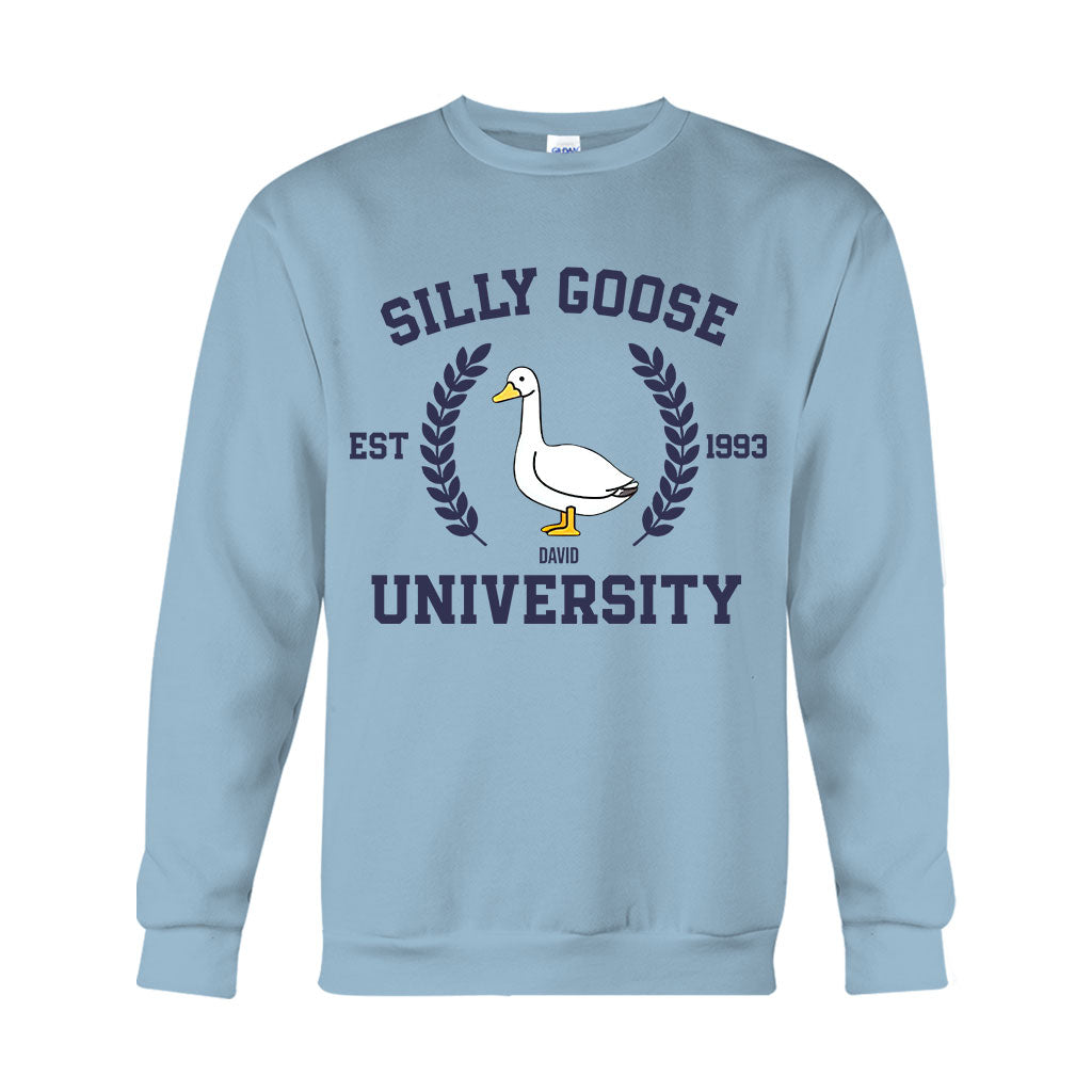 Silly Goose University - Personalized Sarcasm T-shirt And Hoodie