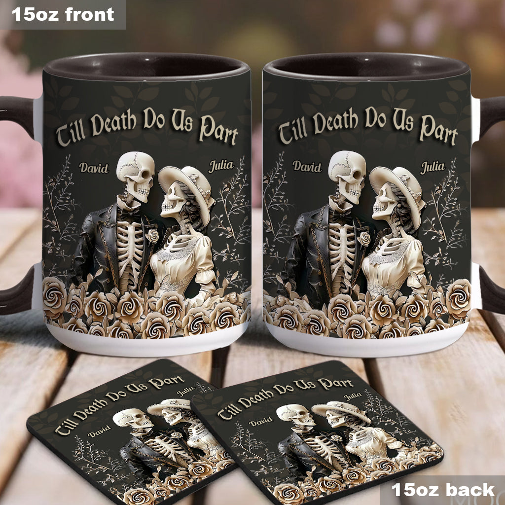 Till Death Do Us Part – Personalized Christmas Gift Mug for Couples