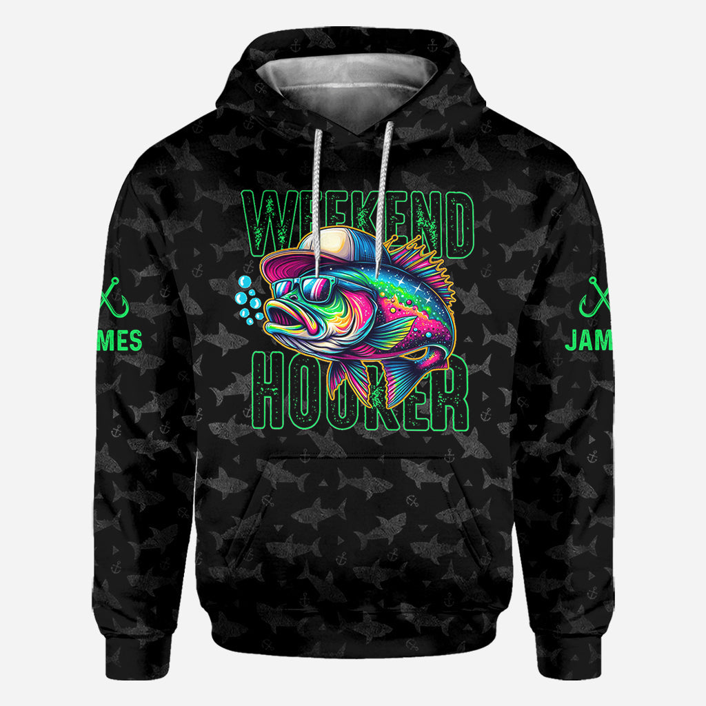 Weekend Hooker - Personalized Fishing All Over Shirt