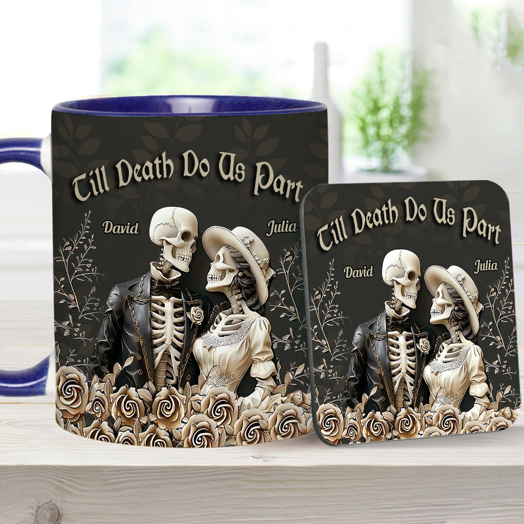 Till Death Do Us Part – Personalized Christmas Gift Mug for Couples