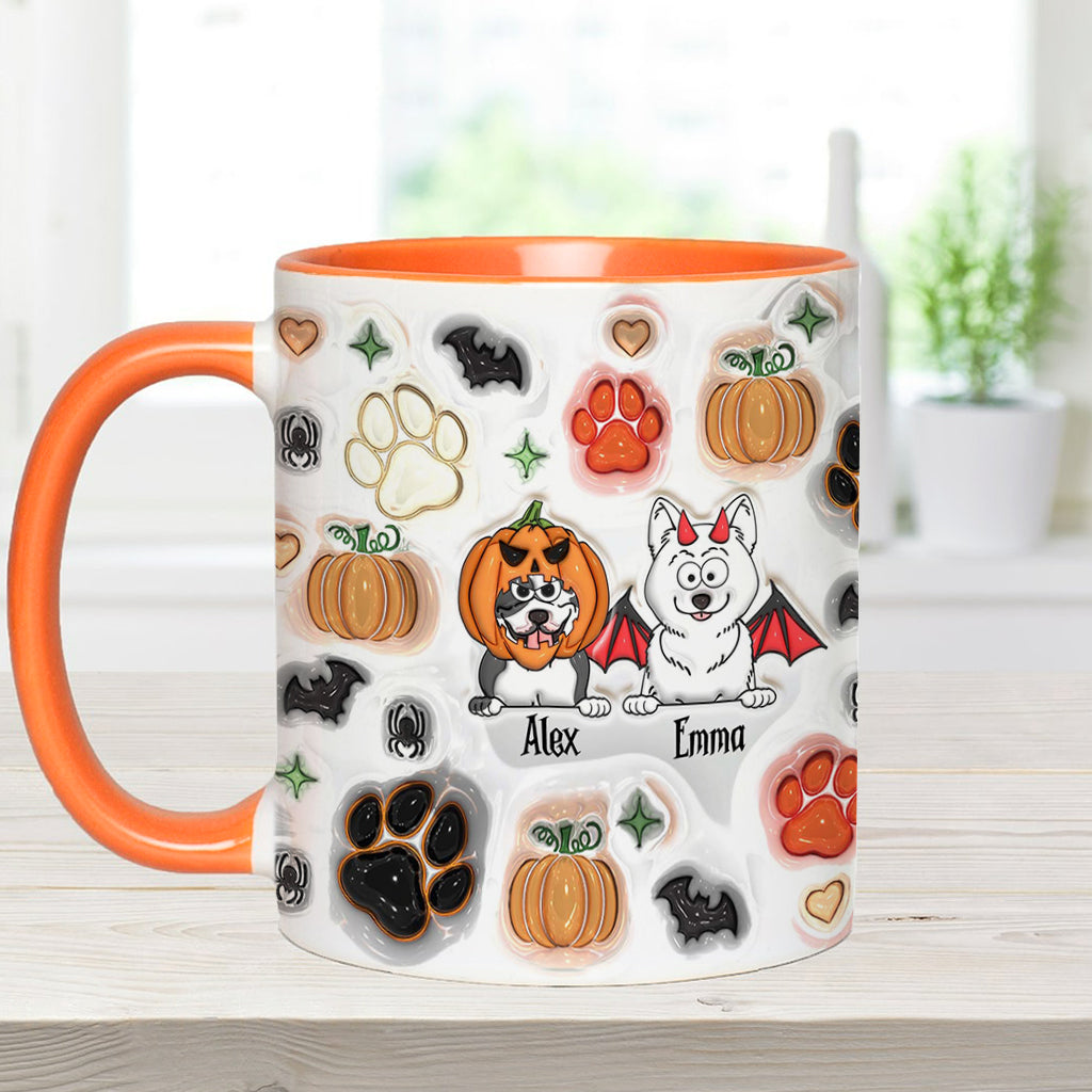 Spooky Dog Mama - Personalized Dog Accent Mug