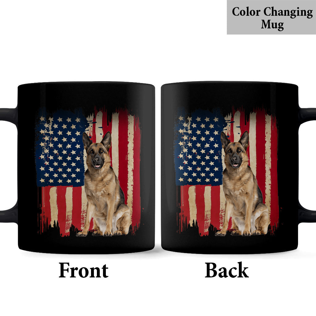 Puppy Flag - Personalized Dog Mug