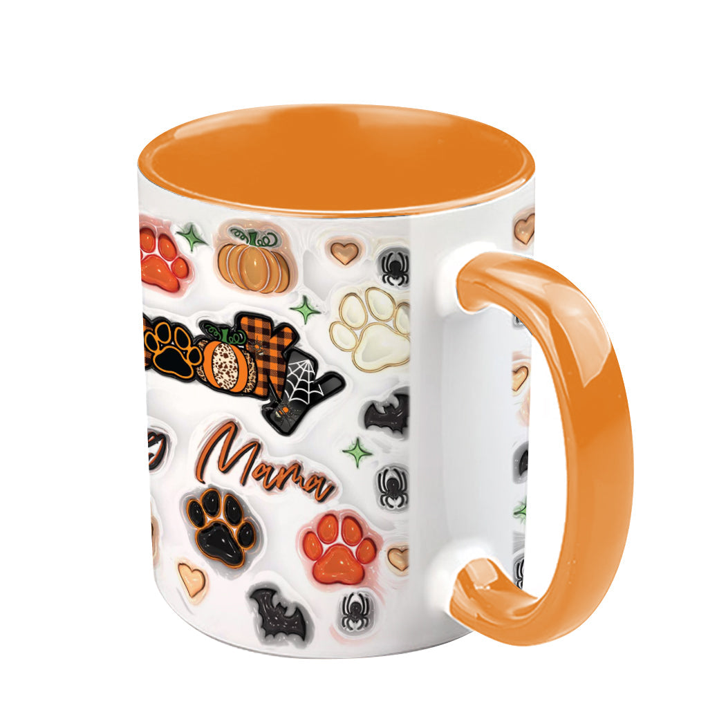 Spooky Dog Mama - Personalized Dog Accent Mug