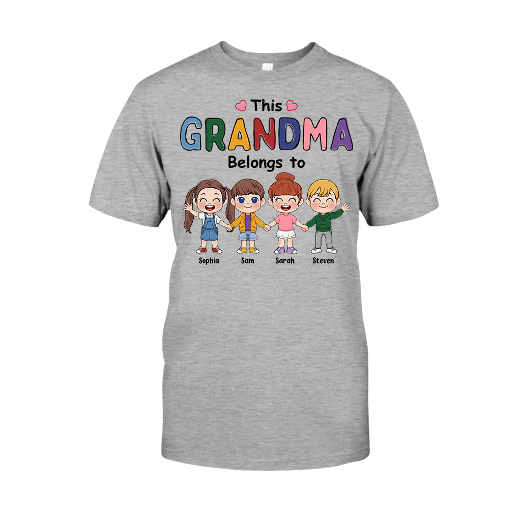 This Grandma Belongs To - Personalized Grandma T-shirt And Hoodie