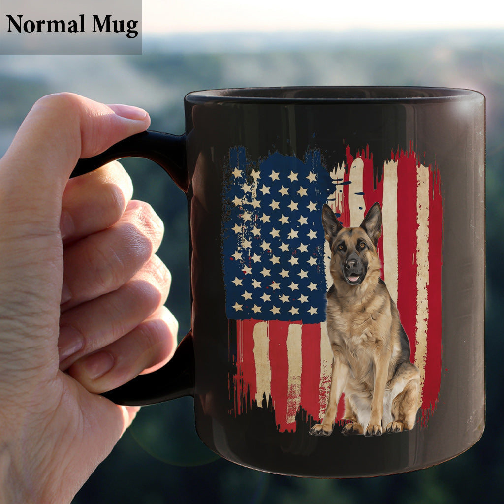Puppy Flag - Personalized Dog Mug