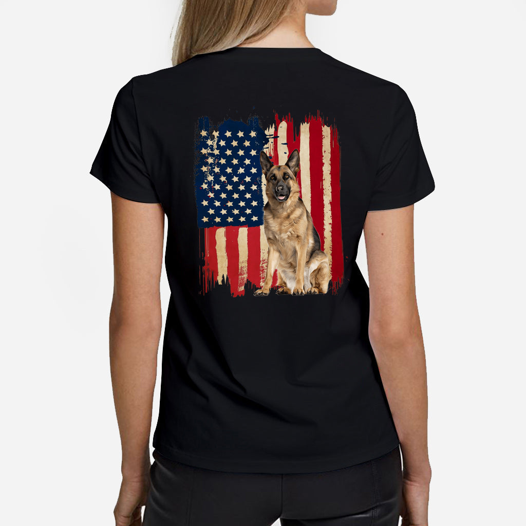 Puppy Flag - Personalized Dog T-shirt and Hoodie