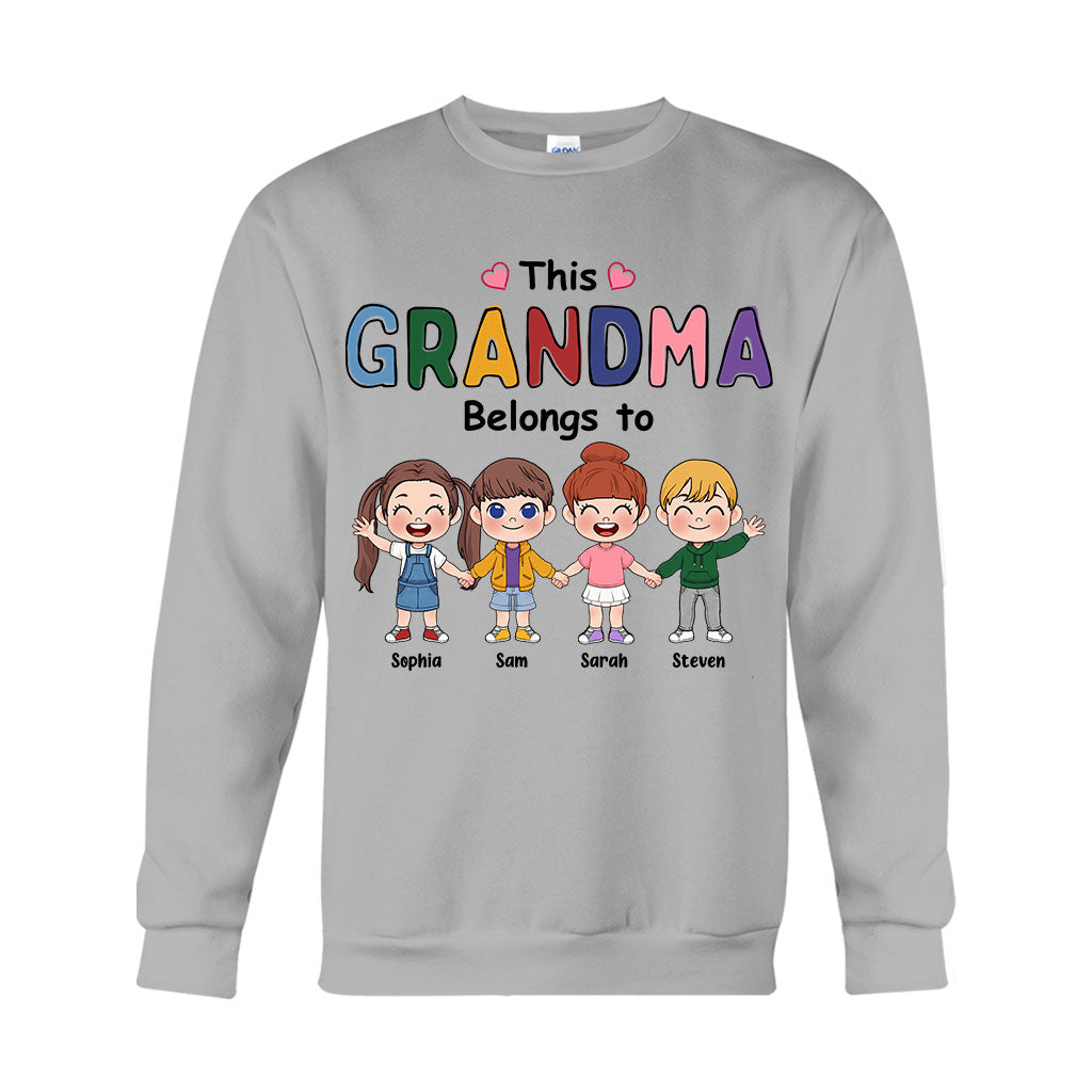 This Grandma Belongs To - Personalized Grandma T-shirt And Hoodie