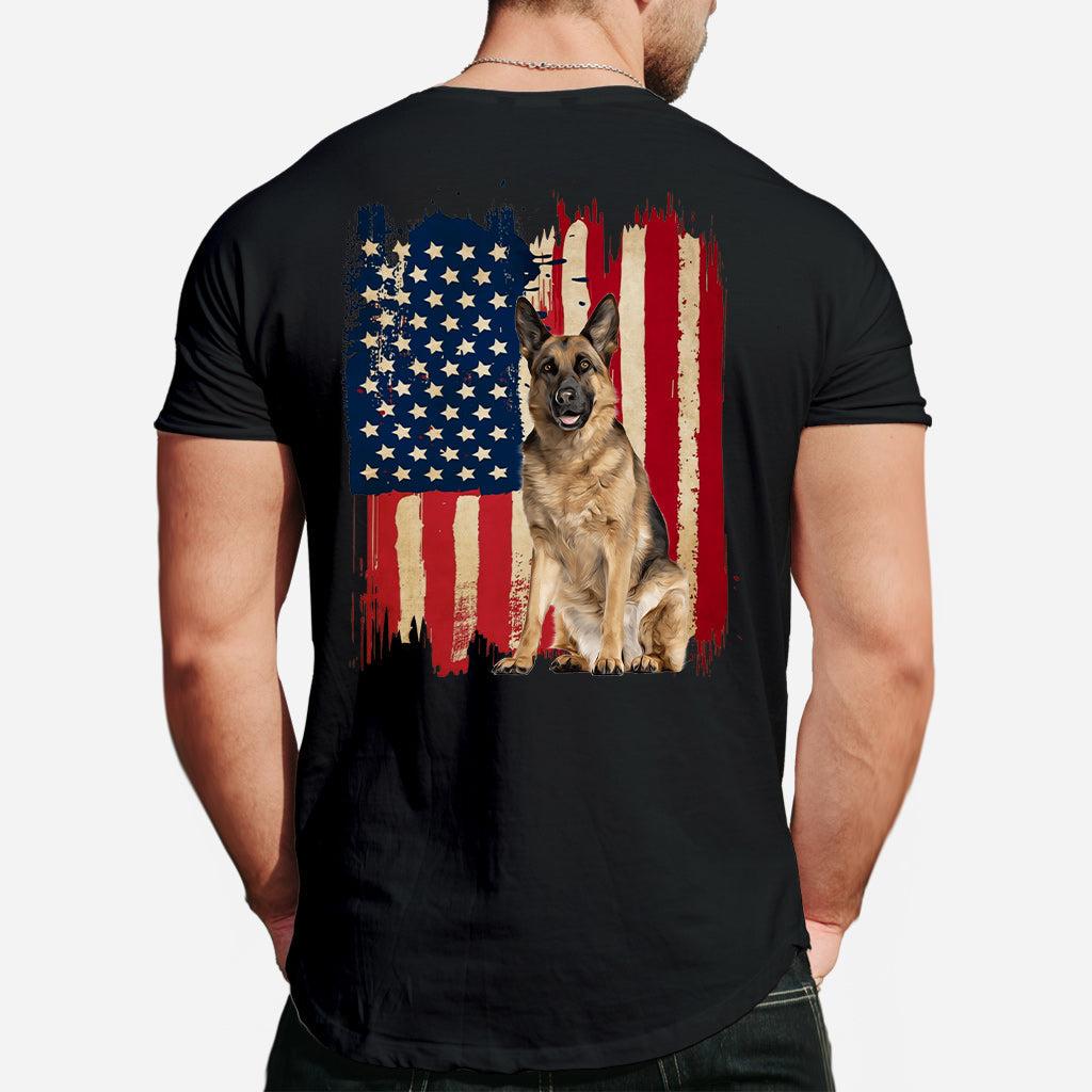 Puppy Flag - Personalized Dog T-shirt and Hoodie