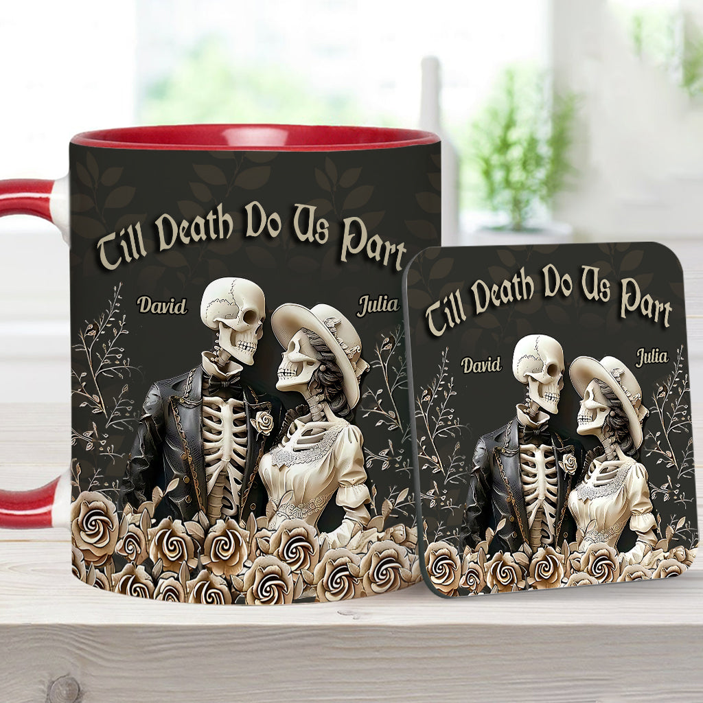 Till Death Do Us Part – Personalized Christmas Gift Mug for Couples