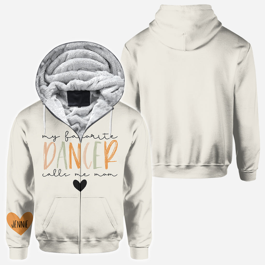 My Favorite Dancer Calls Me Mom With Any Name - Personalized Ballet All Over Shirt