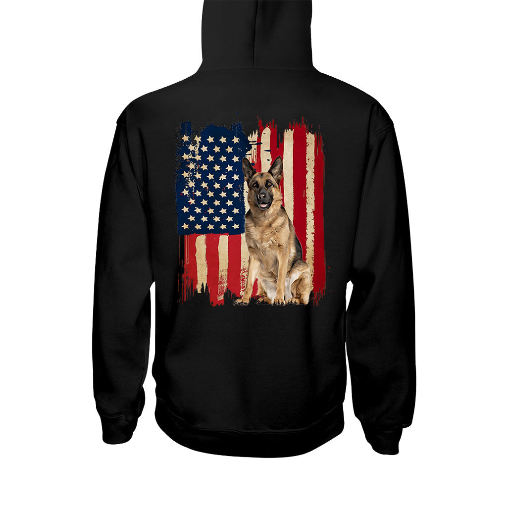 Puppy Flag - Personalized Dog T-shirt and Hoodie