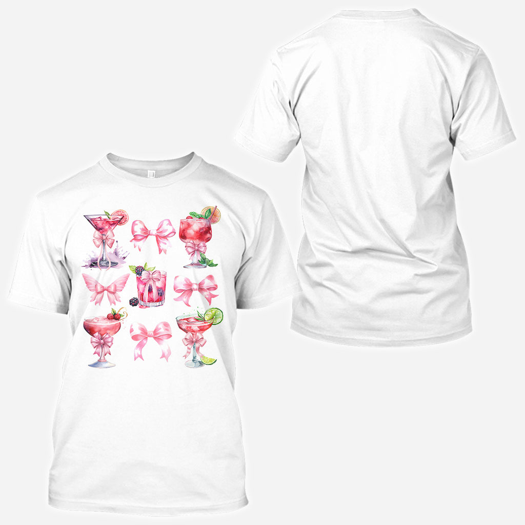 Save Water Drink Cocktails Coquette Girly - Personalized Cocktail All Over Shirt