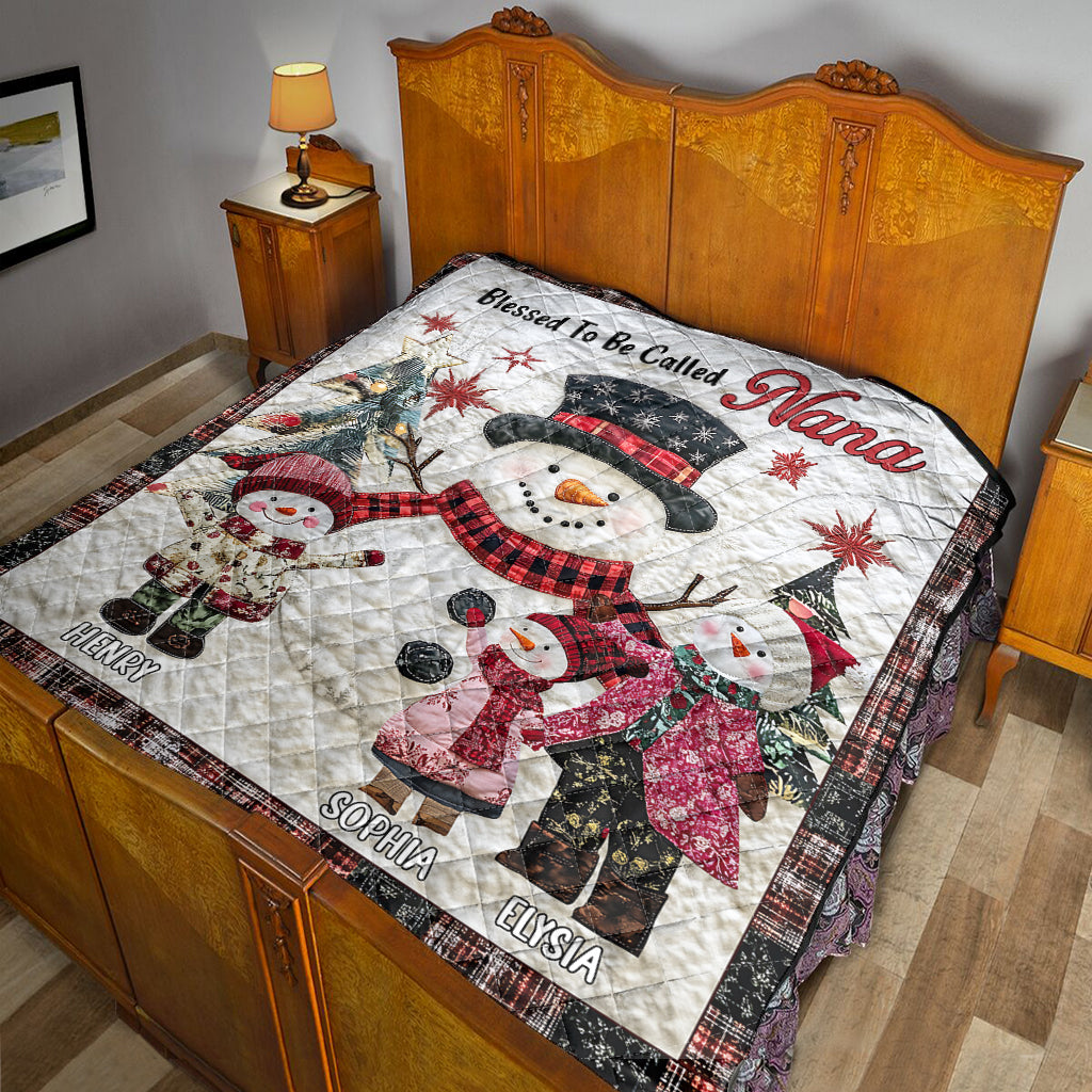 Nana Grandma Gigi - Personalized Grandma Quilt