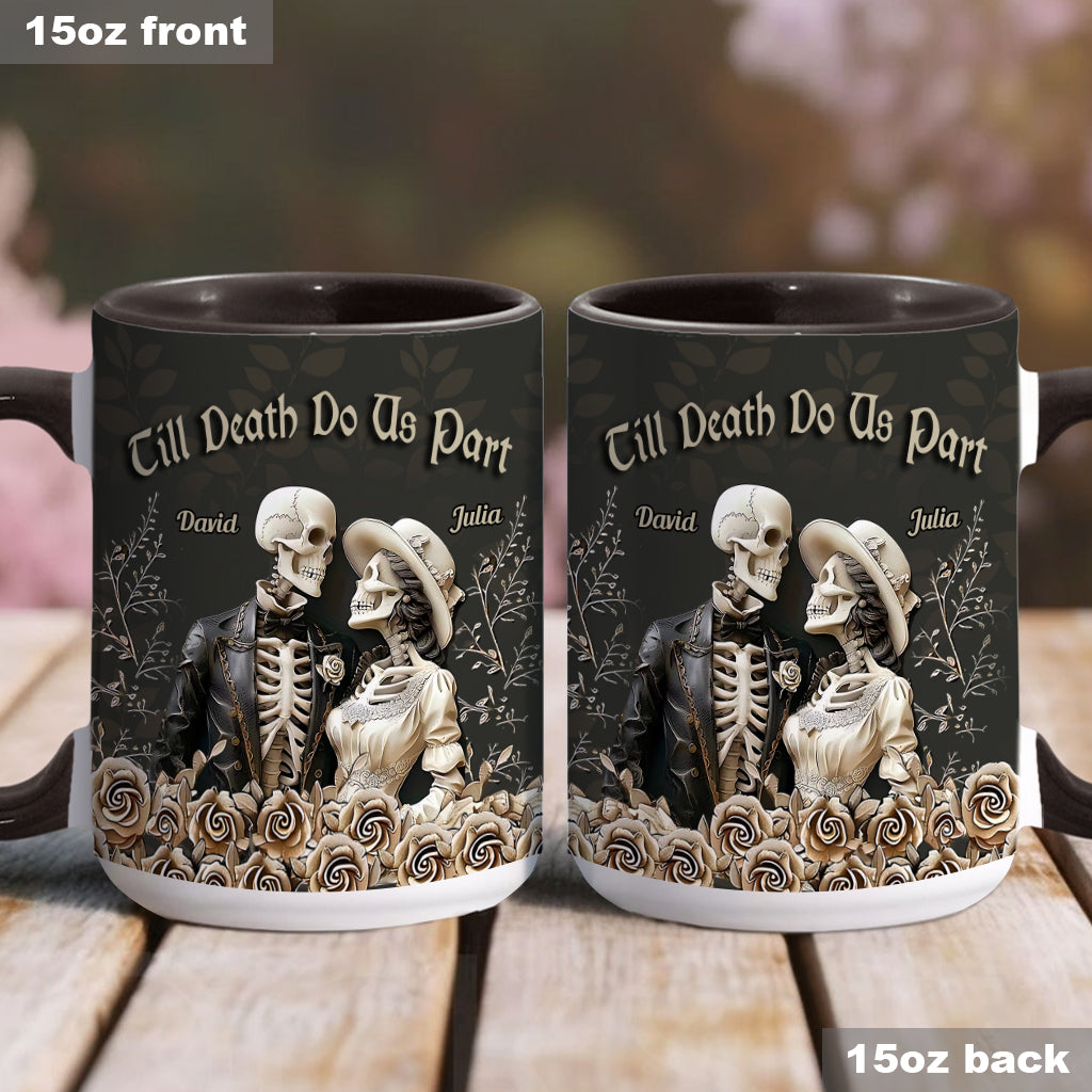 Till Death Do Us Part – Personalized Christmas Gift Mug for Couples