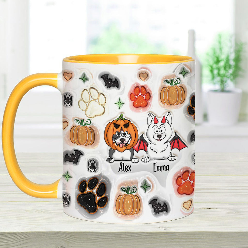 Spooky Dog Mama - Personalized Dog Accent Mug