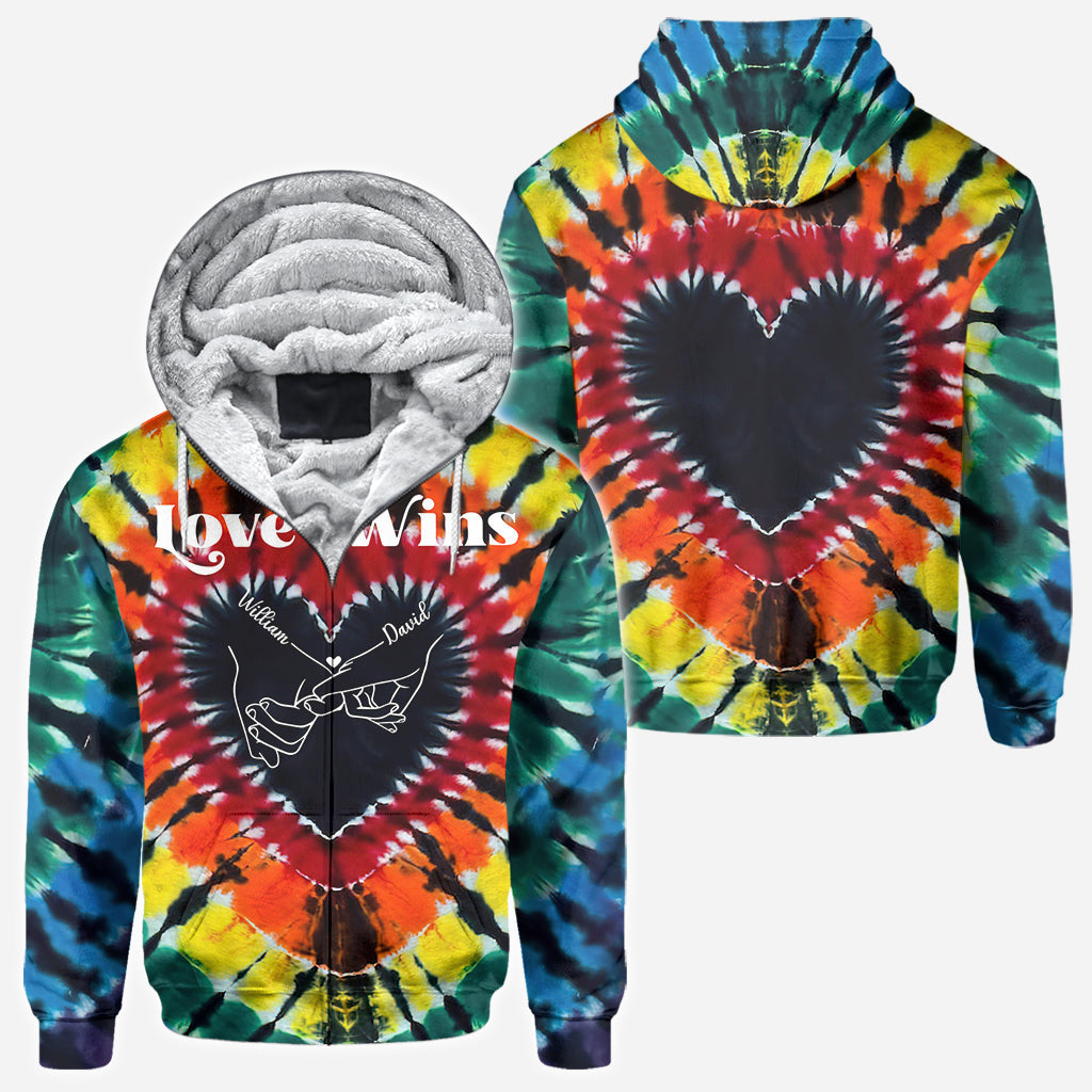 Love Wins - Personalized LGBT Support All Over Shirt