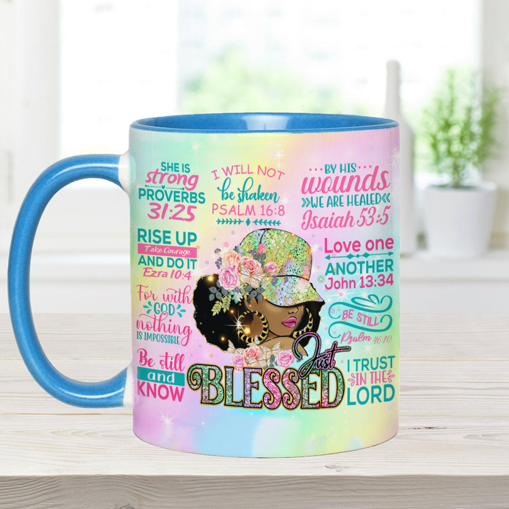Proud Black Woman - Personalized African American Accent Mug