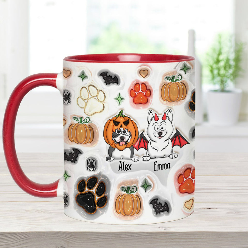 Spooky Dog Mama - Personalized Dog Accent Mug
