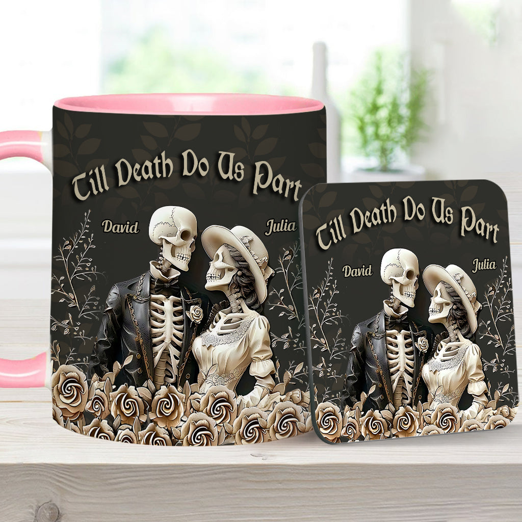 Till Death Do Us Part – Personalized Christmas Gift Mug for Couples