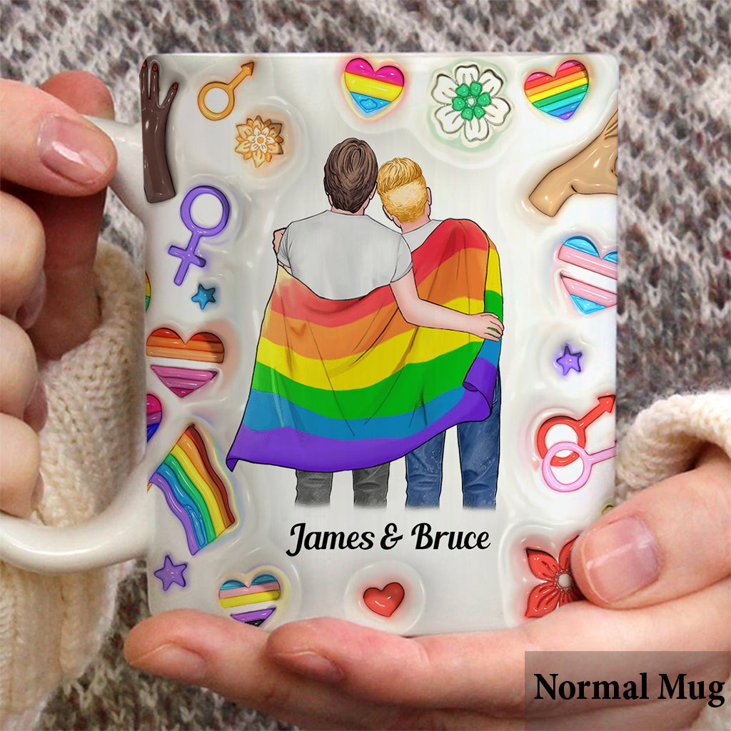 You Are My Rainbow - Personalized LGBT Support Mug